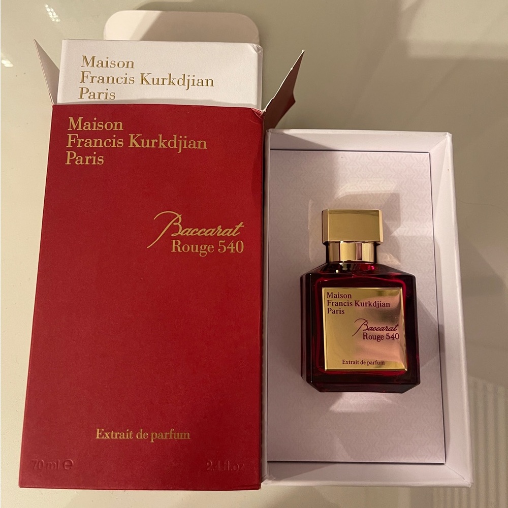 Maison Francis Kurkdjian Rouge 540 in Red and Gold